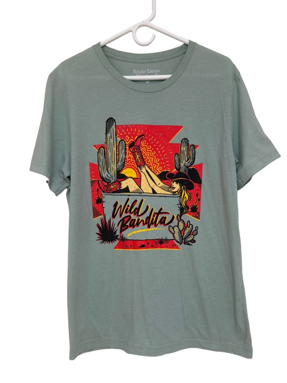 Rowdy Crowd Clothing “ Wild Bandita” T-Shirt Women’s Large